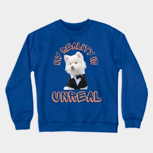 A dog in a suit Crewneck Sweatshirt